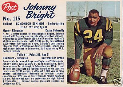 1962 Post Johnny Bright