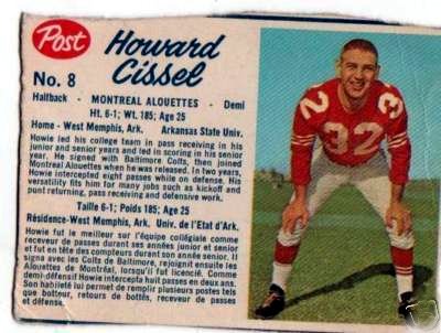 1962 Post Howard Cissell