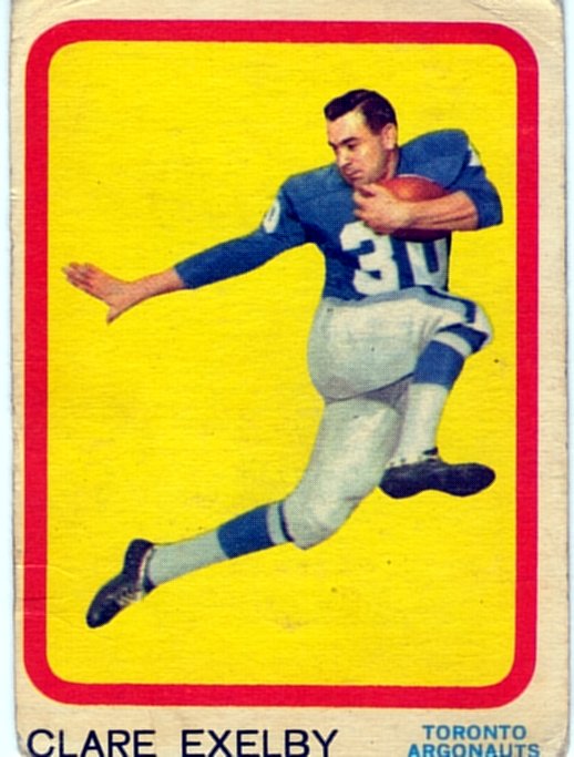 1963 Topps Clare Exelby