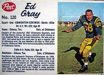 1962 Post Ed Gray