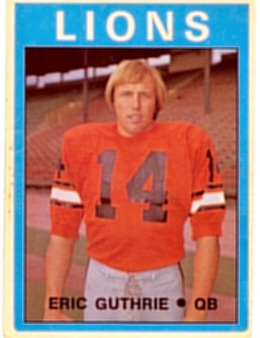1972 OPC Eric Guthrie