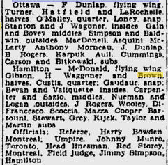 1951 Ottawa vs. Hamilton